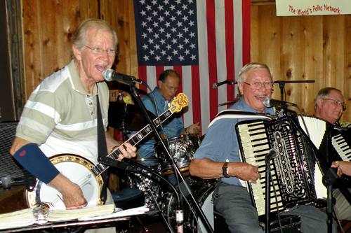 Polka music legends Ron Sluga and Walter Ostanek, Canada's Polka King